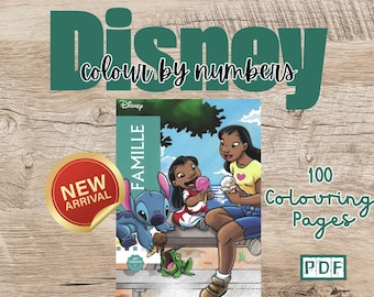 DIGITAL | Disney Family Colour By Numbers