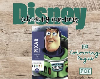 DIGITAL - Disney Pixar Tome 2 - Colour by Numbers | Not Recommended For Printing
