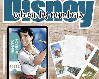 DIGITAL | Princes & Heroes - Colour By Number | 100 Colouring Pages