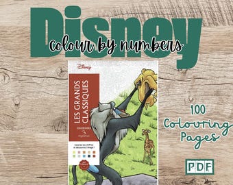 NUMÉRIQUE - Couleurs mystères Disney par numéros - Les Grands Classiques