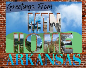 Mountain Home Arkansas—Diamond Art Kit—Latch Hook Kit—Paint by Number—Jigsaw Puzzle—Cross Stitch Kit