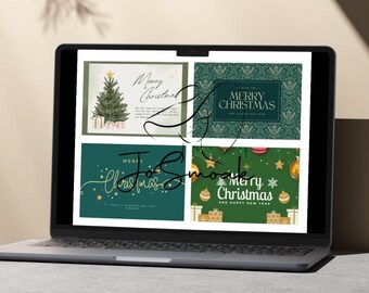 Festive Greeting Card Set for Holidays and Celebrations