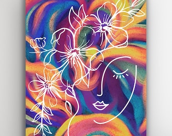 Perfectly Content Art Print Poster