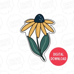 Sunflower Cookie Cutter- STL File- INSTANT
