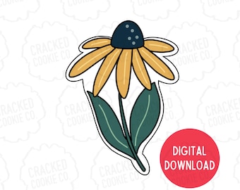 Cortador de galletas de girasol- Archivo STL- INSTANT