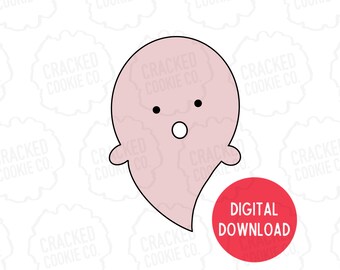 Ghost ONE Cookie Cutter- STL File- INSTANT