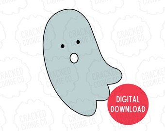 Ghost TWO Cortador de galletas- Archivo STL- INSTANT