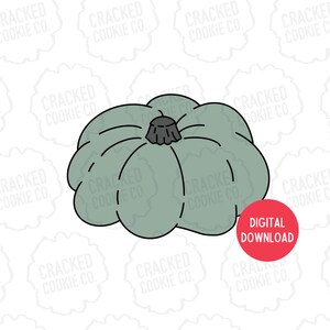 Pumpkin THREE Cookie Cutter- STL File- INSTANT