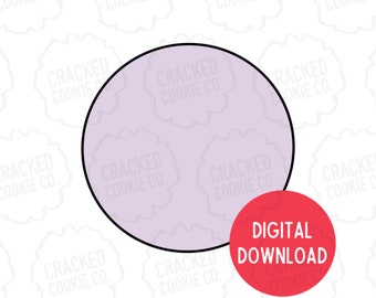 Circle Cookie Cutter- File STL- INSTANT