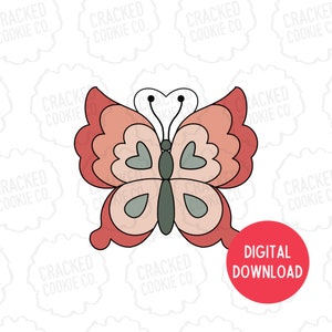 Butterfly TWO Cookie Cutter- STL File- INSTANT