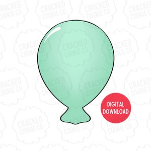 Balloon Cookie Cutter- STL File- INSTANT