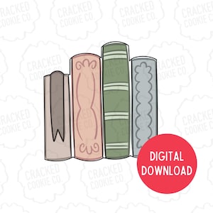 ブックスタッククッキーカッター - STLファイル - INSTANT