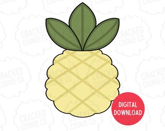 Pineapple Cookie Cutter- STL File- INSTANT