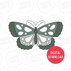 Butterfly THREE Cookie Cutter- STL File- INSTANT