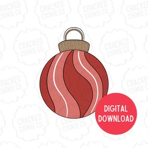 Cortador de galletas con forma de adorno - Archivo STL - INSTANTÁNEO (Redondo)