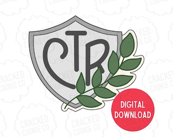 CTR シールドと緑のクッキーカッター - STL ファイル - INSTANT