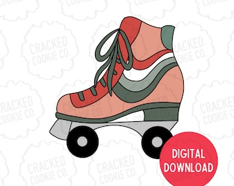 Roller Skate Cookie Cutter- STL File- INSTANT