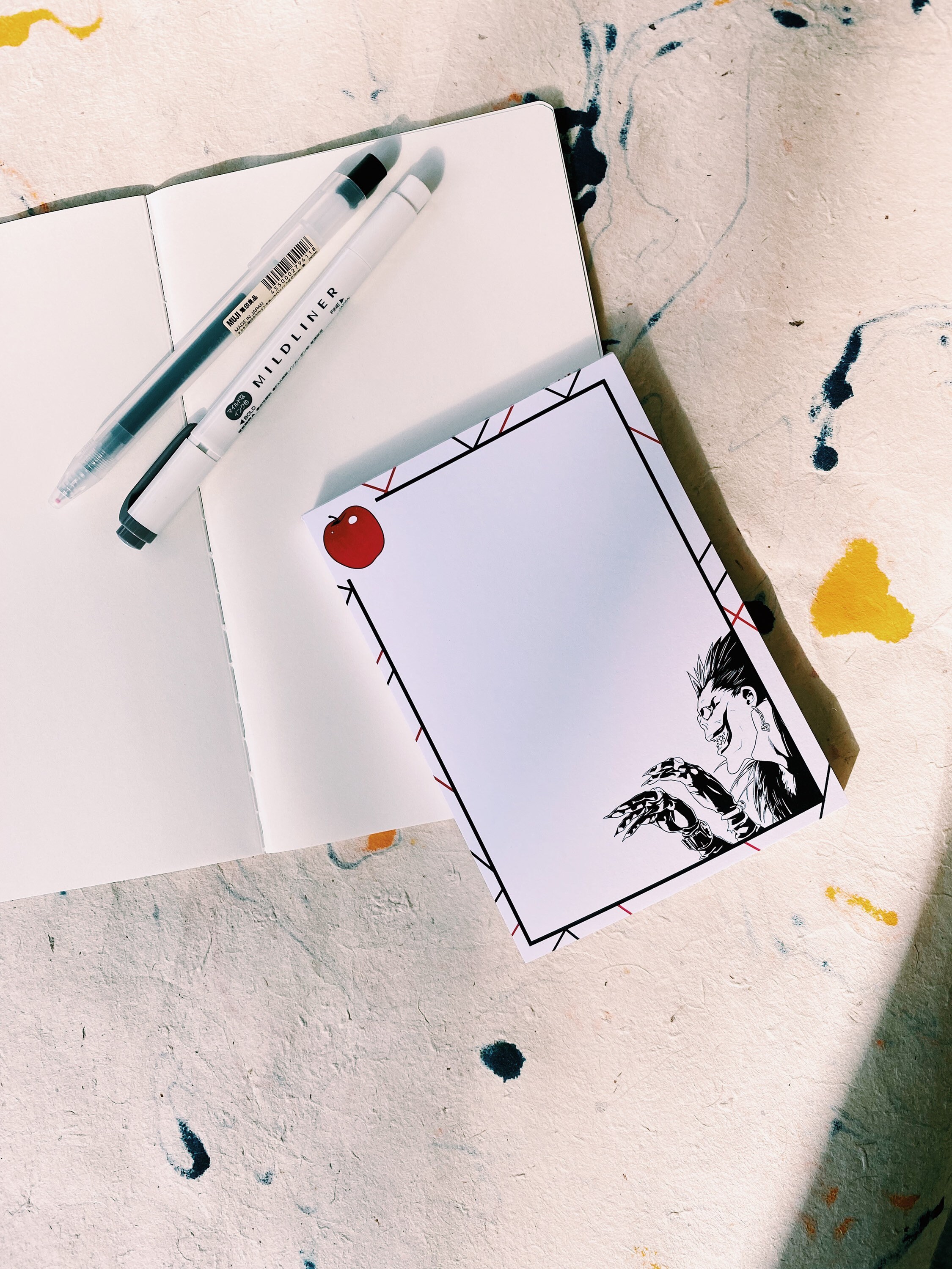 Apple Lover Anime A6 Memo Pad. Nota Pad. Manga &anime Etsy