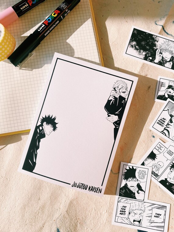 Paper & Party Supplies Jujutsu Kaisen Memo Pads! Stationery Paper etna