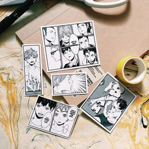 Money God Anime Vinyl Sticker Pack x5. Manga & Anime inspired. Use for journaling//planner//decorative//scrapbook image 4