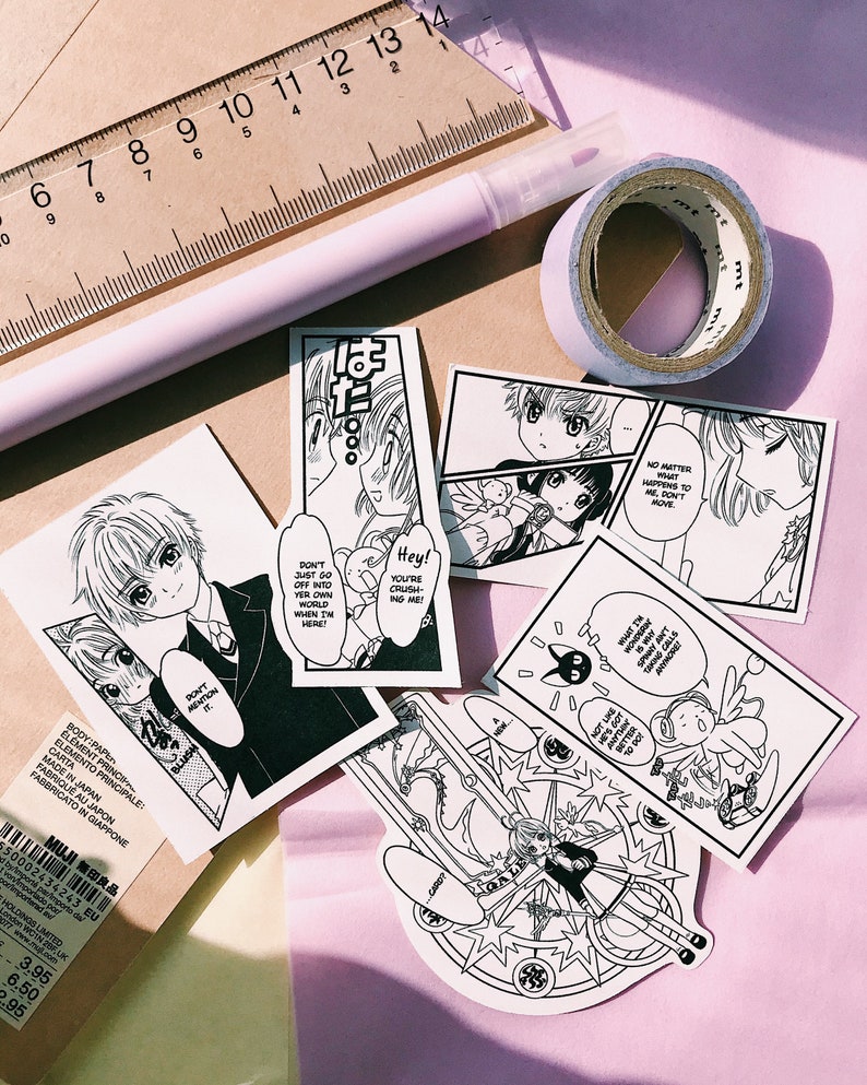 Money God Anime Vinyl Sticker Pack x5. Manga & Anime inspired. Use for journaling//planner//decorative//scrapbook image 9