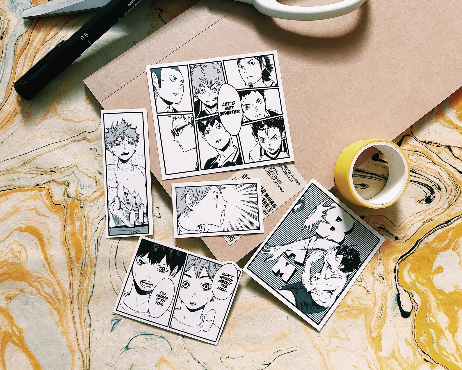 Manga Alphabet Sticker Sheet. Manga &amp; Anime inspired. Use for | Etsy