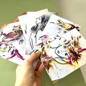 Set di carte postali Tulpen 6er