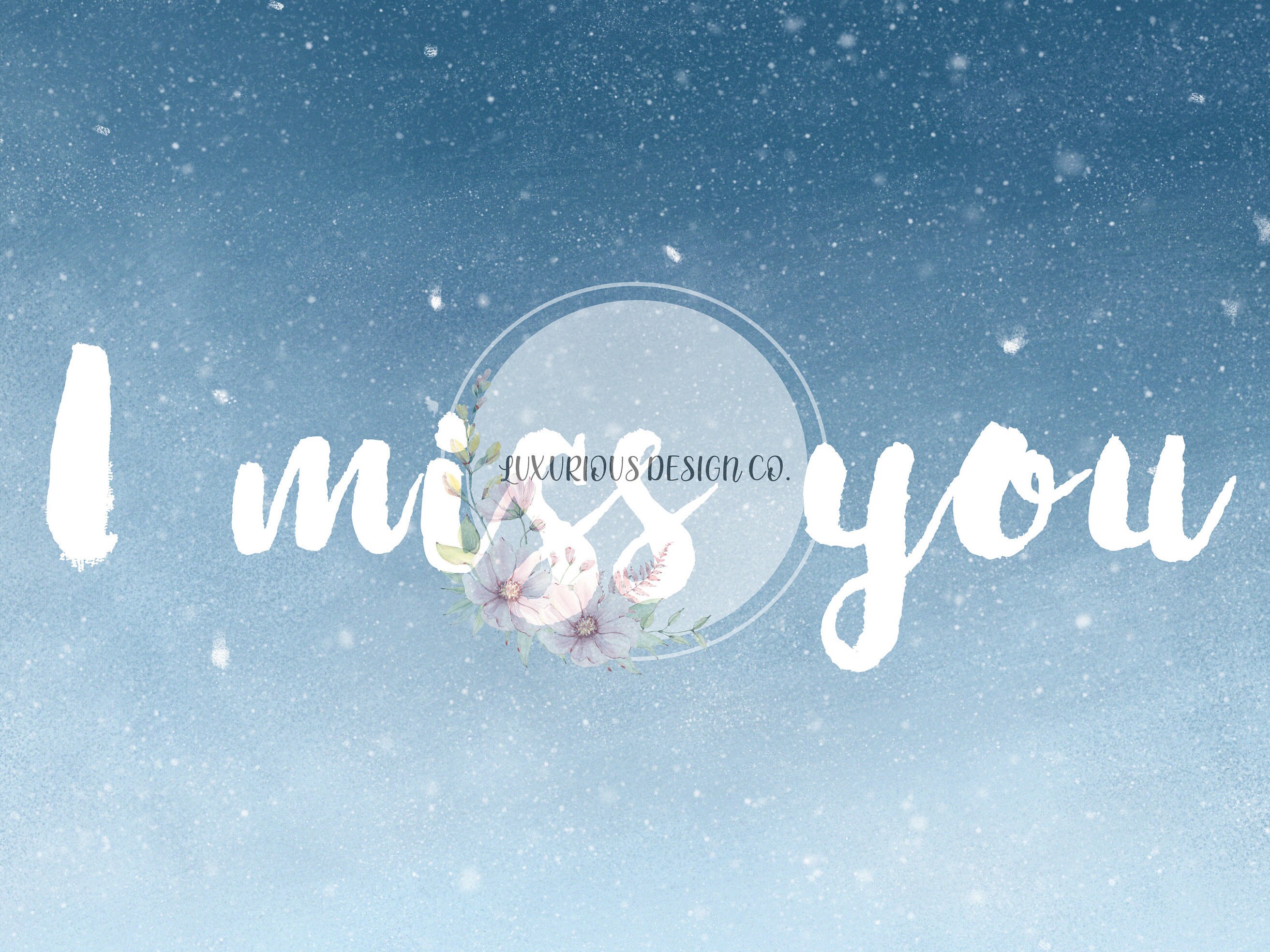 Care Package Sticker Kit I Miss You Snow Much | Etsy