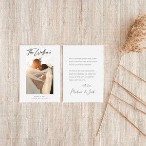 Elopement Announcement, INSTANT DOWNLOAD, Printable, 100% Editable Text, DiY,  #048
