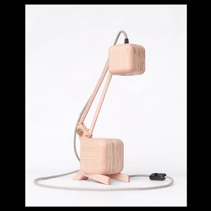 Wooden Desk Lamp,  Wood Table Lamp,  Reading Lamp , decorative lamp