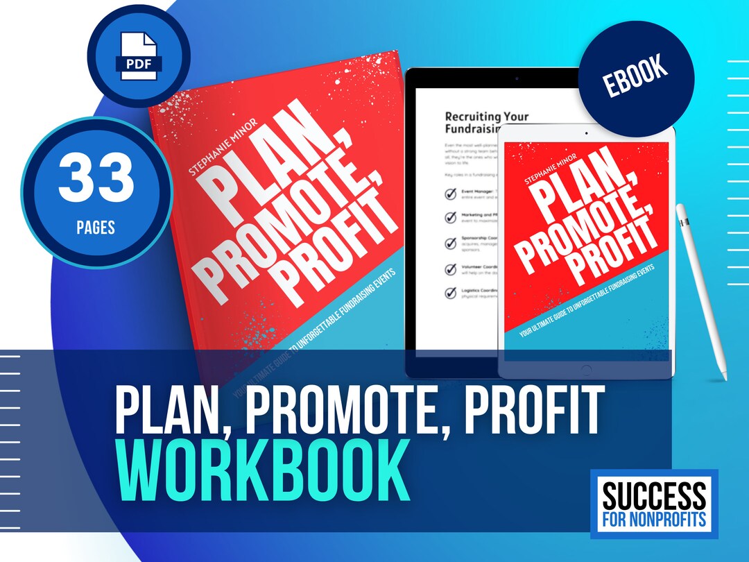 Fundraising Guide.pdf Nonprofit Fundraising Event Guide: Plan, Promote, Profit (fillable PDF ...