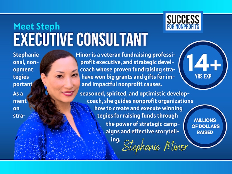 Stephani Minor, nonprofit consultant