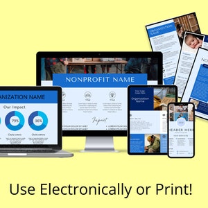 nonprofit print templates