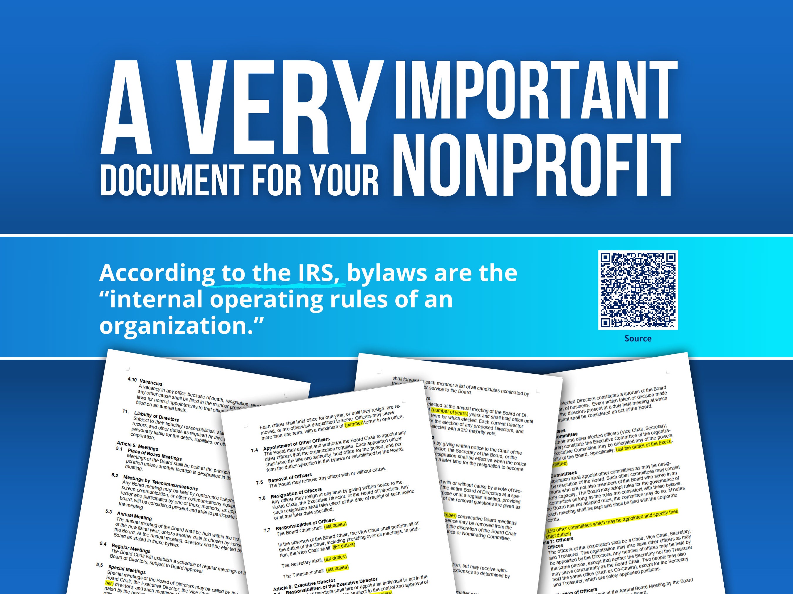 Nonprofit bylaws template editable nonprofit documents nonprofit