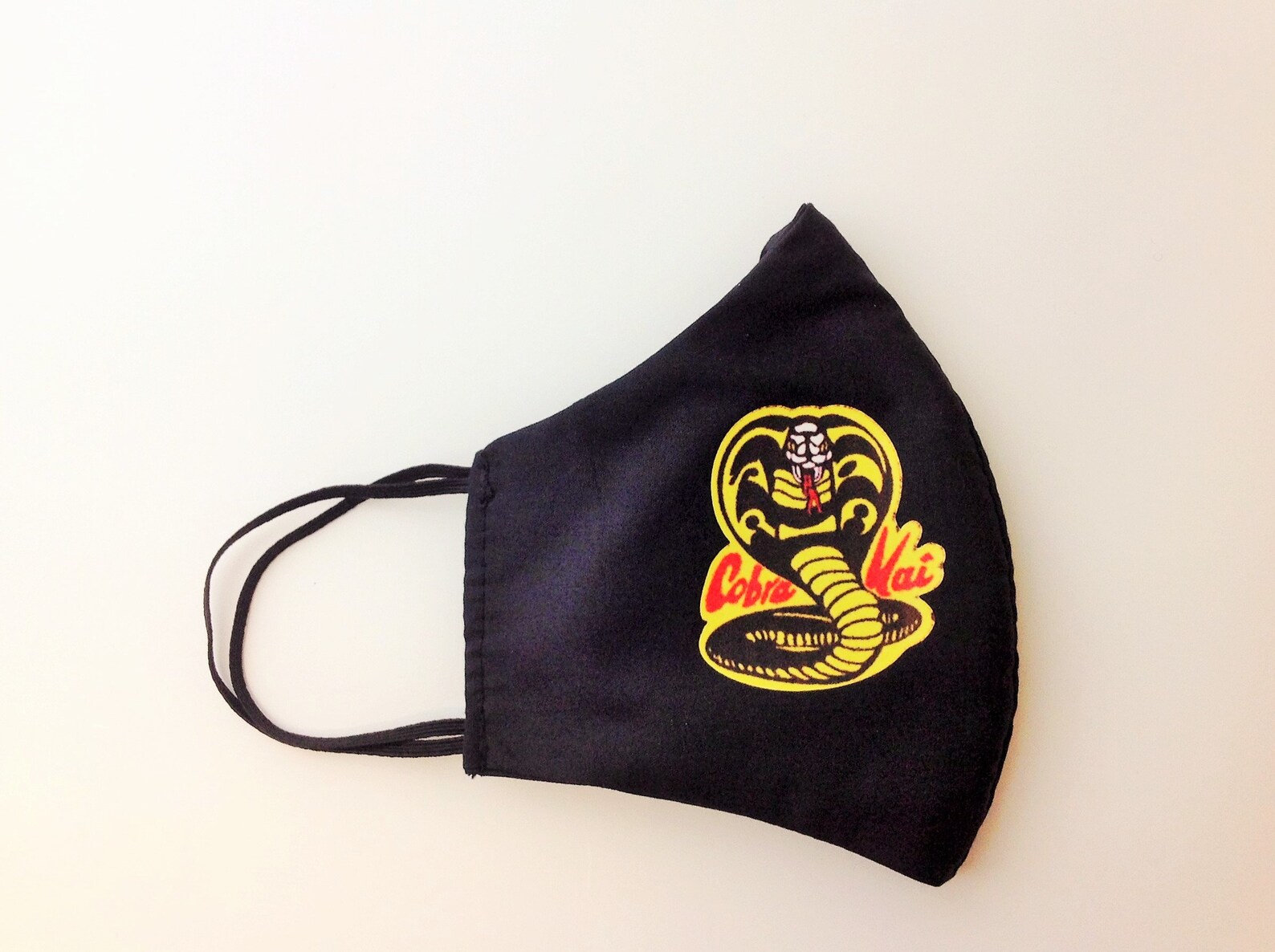 Máscara Cobra Kai Fac con bolsillo de filtro algodón Etsy