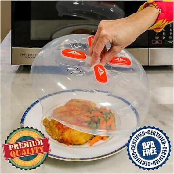 Today's Gadget is the Magnetic Microwave Splatter Cover!