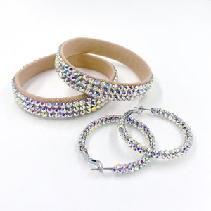 Promotion* Ballroom Jewelry Set - Pair of Bracelets & Hoop Earrings!