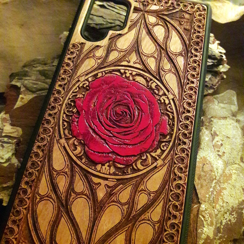 Red Rose Phone Case iPhone SE 2020 Wood iPhone 11 12 Pro Max Etsy