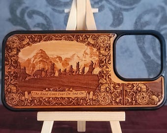 Custodia in legno per iPhone 17 16 e Galaxy S26 S25
