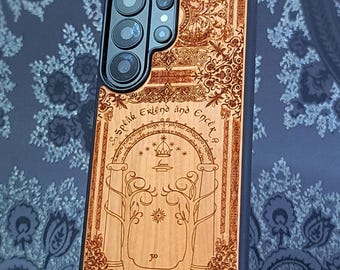 iPhone 17 16 & Galaxy S26 S25 Wood Phone Case