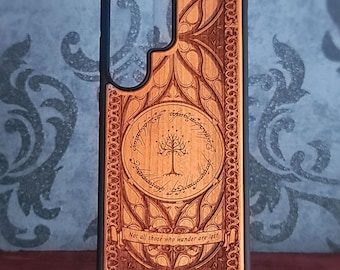 iPhone 17 16 & Galaxy S26 S25 Wood Phone Case