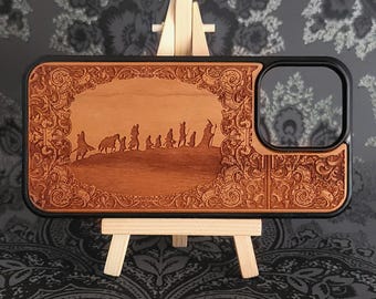 iPhone 17 16 & Galaxy S26 S25 Wooden Phone Case