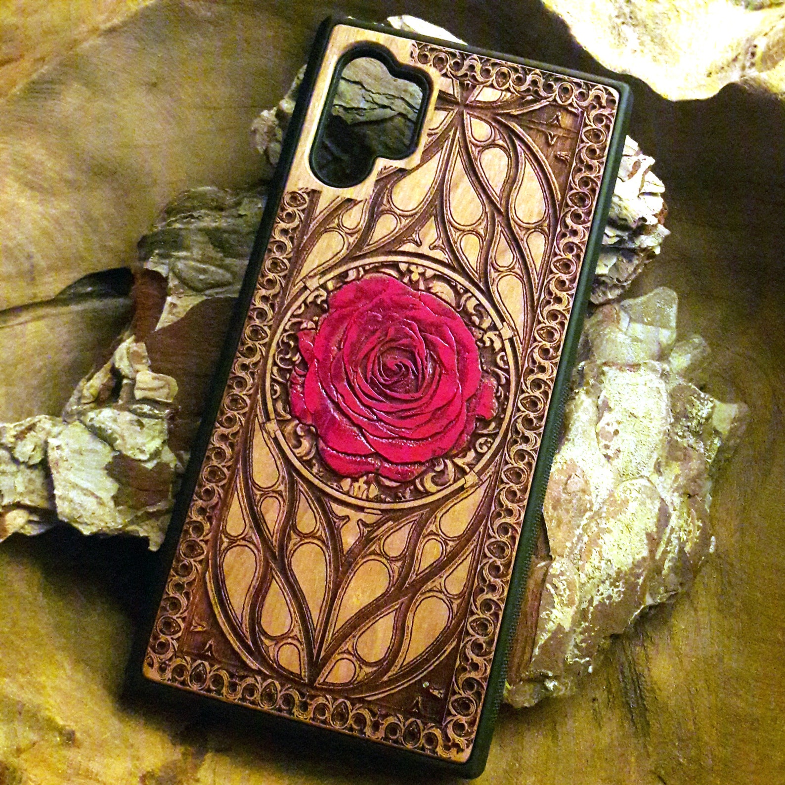 Red Rose Phone Case iPhone SE 2020 Wood iPhone 11 12 Pro Max Etsy