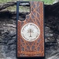 iPhone 17 16 & Galaxy S26 S25 Elvish Runes Wood Phone Case: Hand-Painted Fantasy Tree product logo