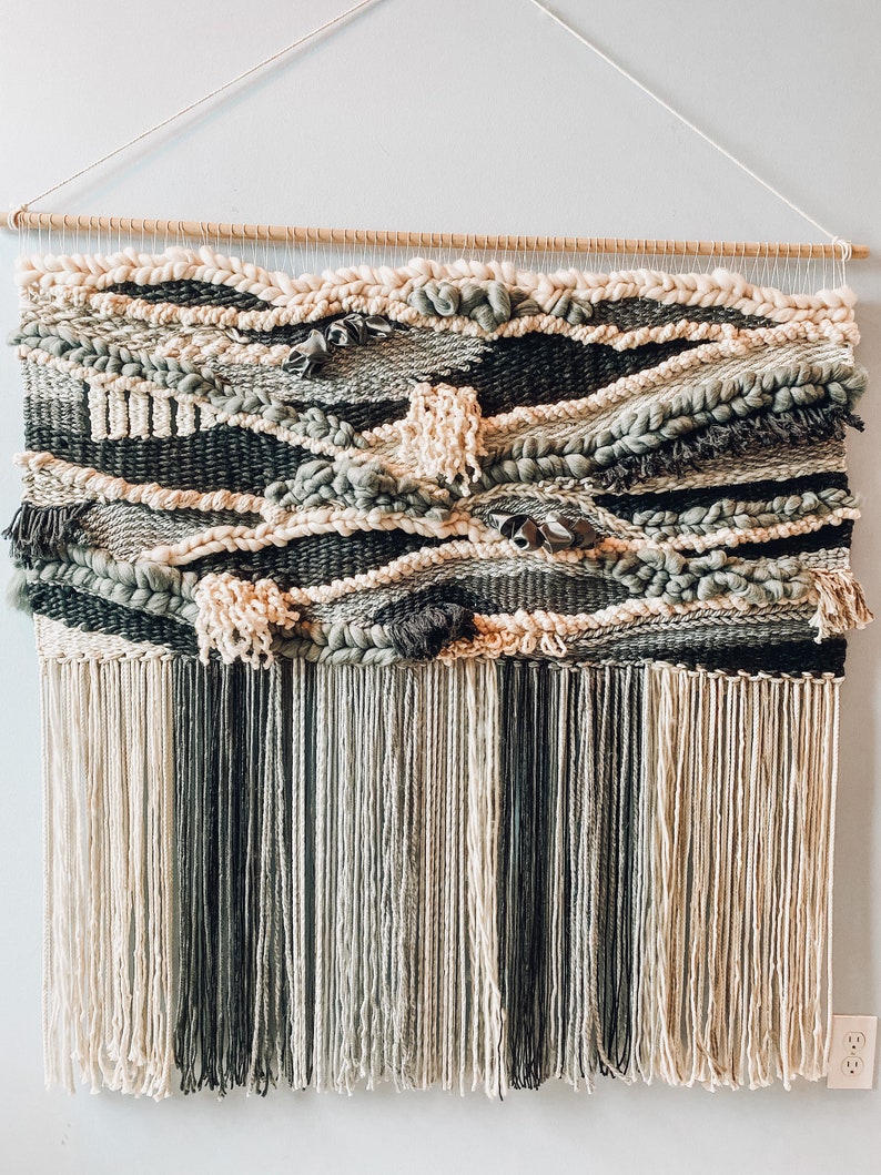 Boho Wall Hanging, Extra Large Woven Wall Hanging, Wall Art, Handwoven