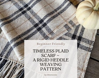 Rigid Heddle Loom Scarf Pattern: Weaving Draft (PDF Download)
