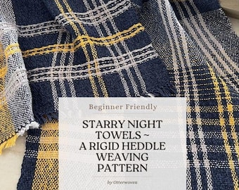 Rigid Heddle Loom Weaving Pattern: Woven Towels PDF