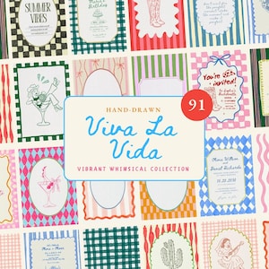 Bundle fantaisiste de cliparts cadre aquarelle - bordures ondulées dessinées à la main - clipart mariage - cadres fantaisistes pour faire-part de mariage