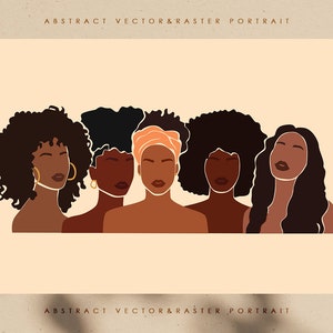 Afro Black Woman SVG, Girls Power, Black Queen Portrait, Afro African American Curly Hair, Girl Svg, Black Lady,