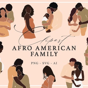 Mulher negra grávida, casal afro-americano SVG, pais expectantes, senhora abstrata sem rosto, pai negro narcótico, Canva SVG